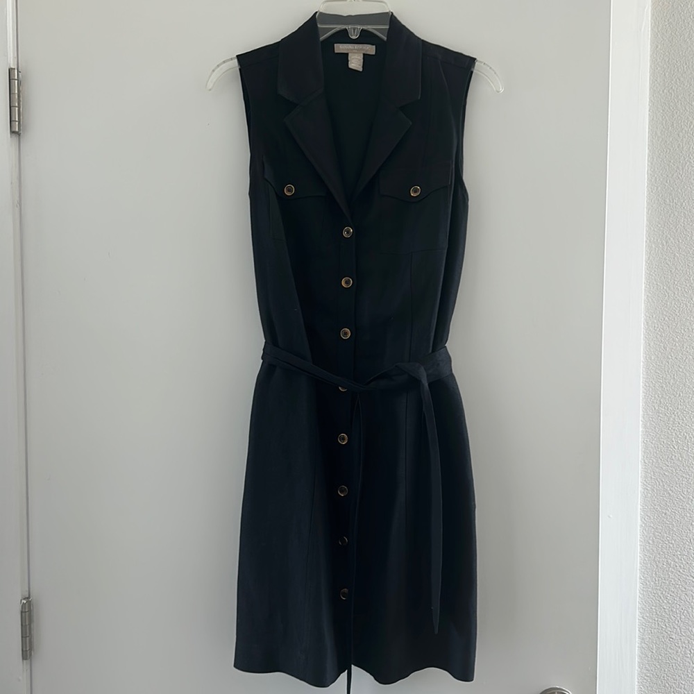 EUC Adorable linen shirt dress